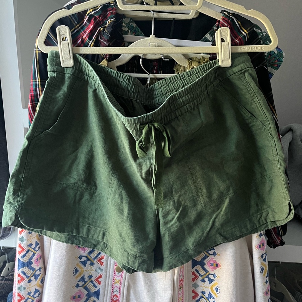 Jcrew linen shorts